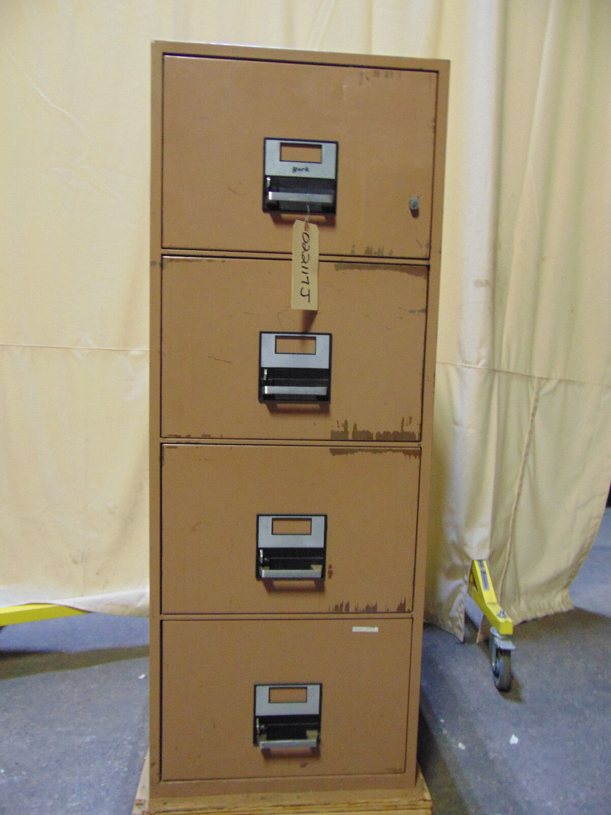 York Insulated File Cabinet, 4 Drawers