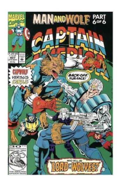 Captain America #407 (Sep 1992, Marvel)