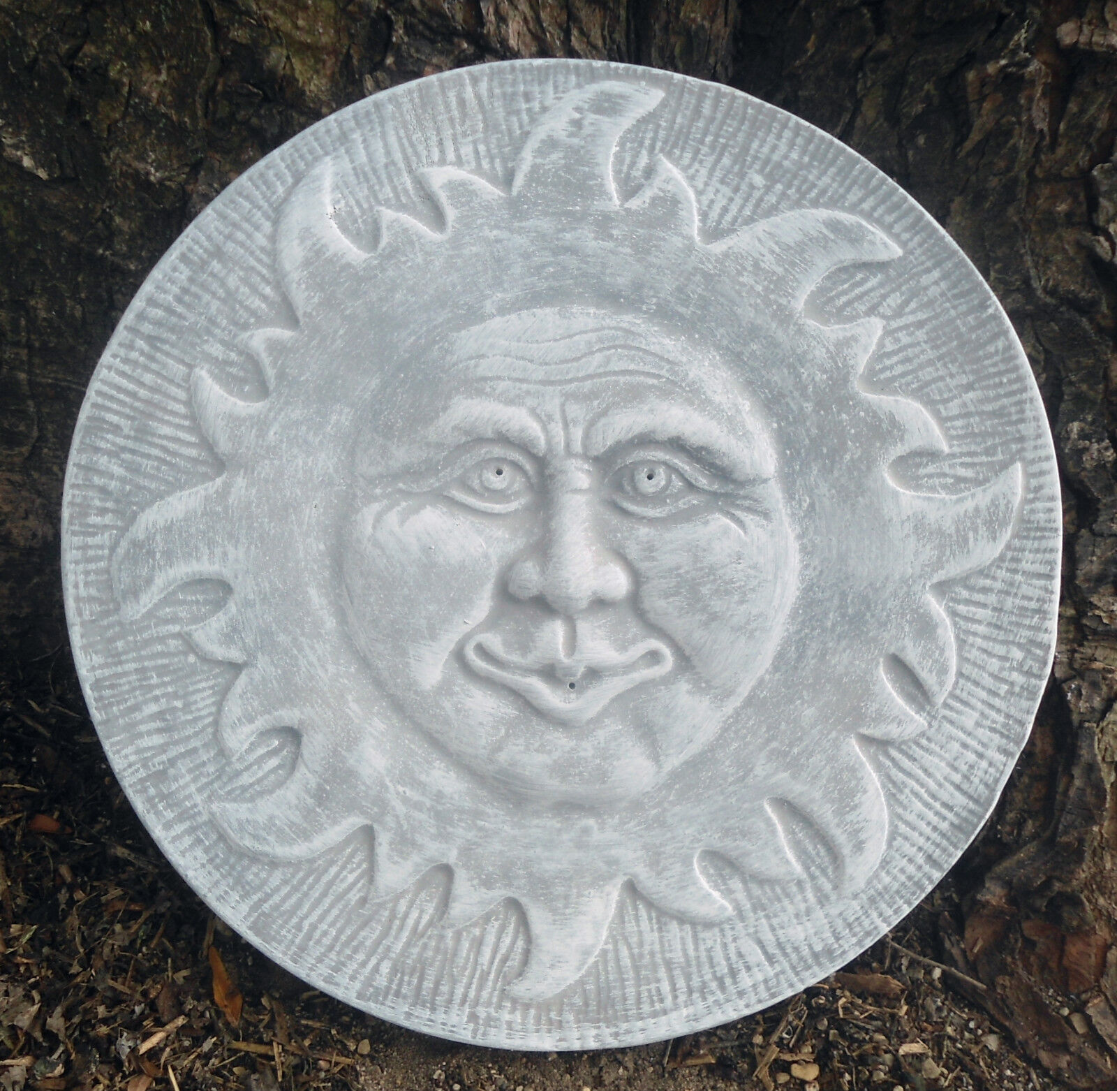  plastic Sun plaque mold concrete plaster casting garden mould