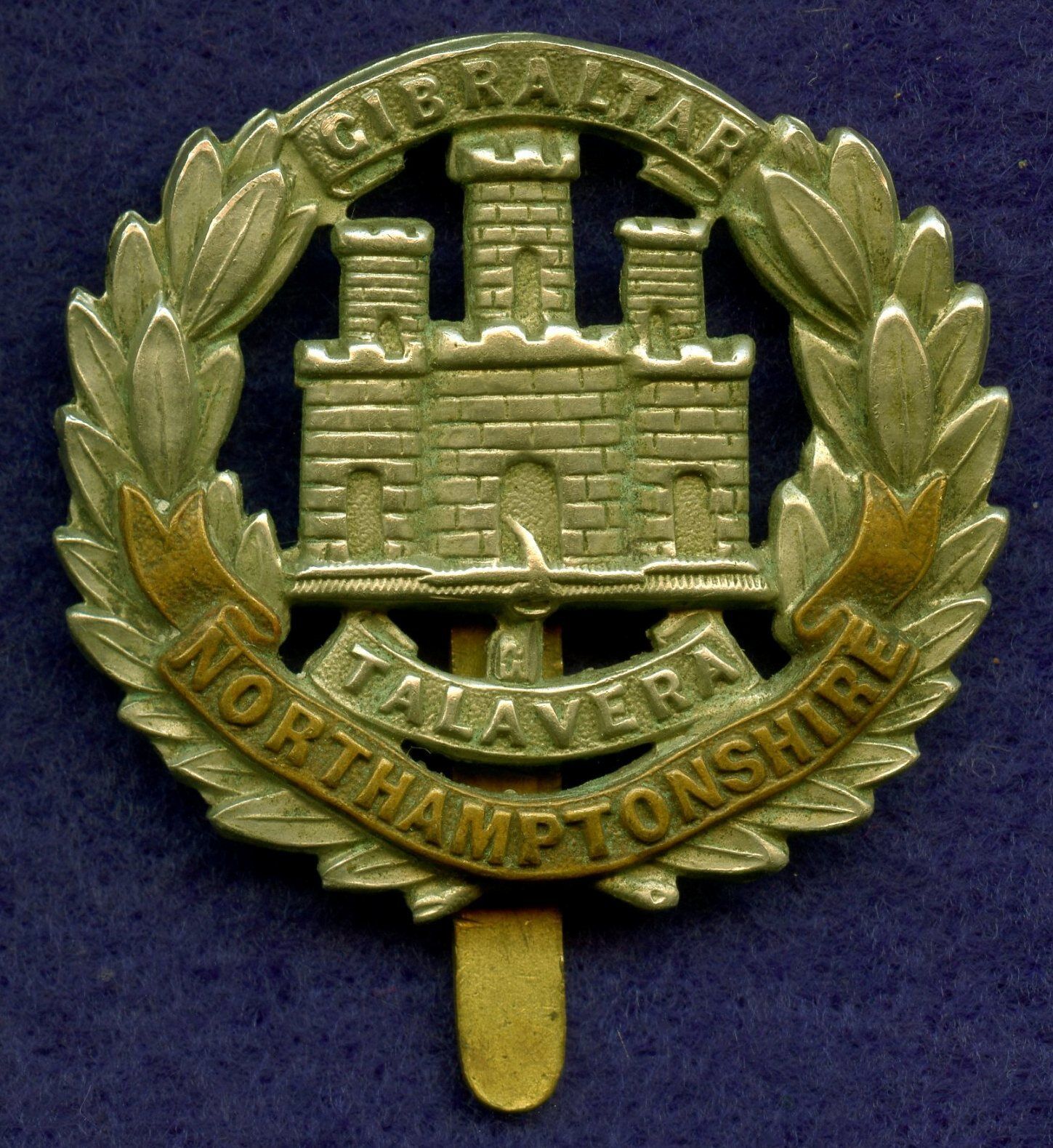 Great Britain Army North Hampton Shire 48th Foot Regiment Cap Badge 52mm x 47mm