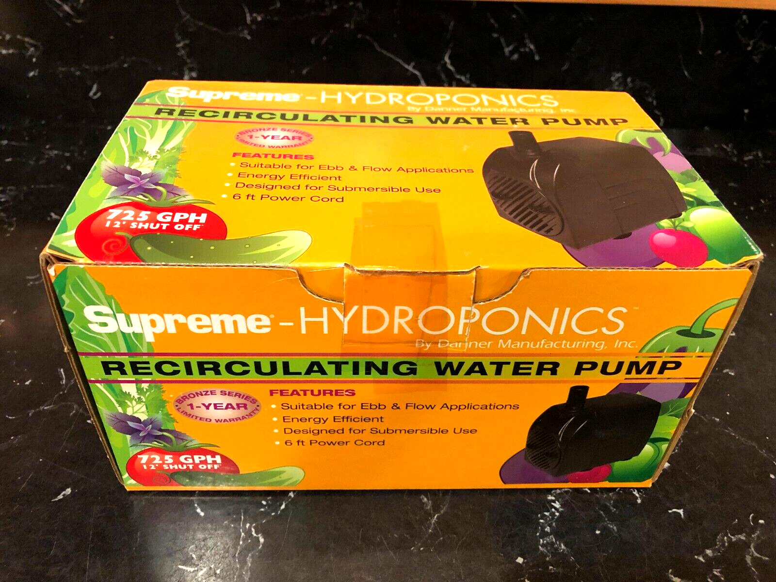 Supreme Hydroponics� Growers Pumps - 725gph Ebb and Flow Applications#40337