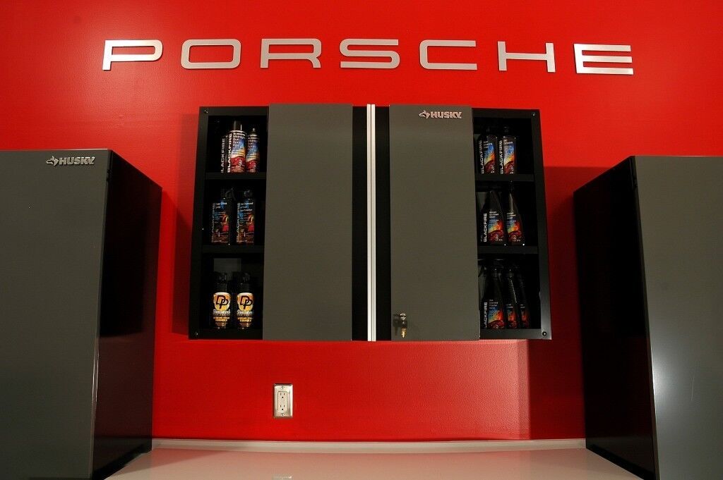 Porsche Garage Sign 6 Feet Long  Brushed Gold  limited edition
