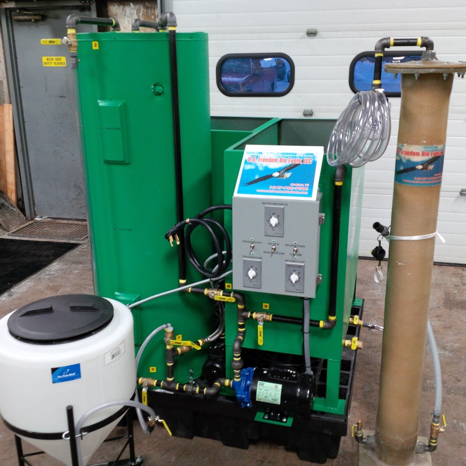 U.S. Freedom Bio Fuels,LLC Commercial Biodiesel Processor w? Dry Wash Technology