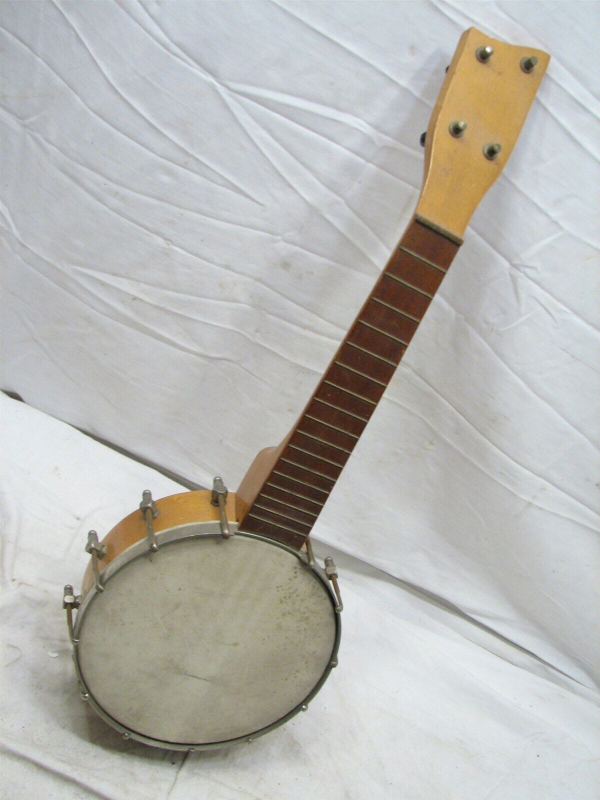 Vintage Concertone Banjo Ukulele Musical Instrument Banjolele Uke 