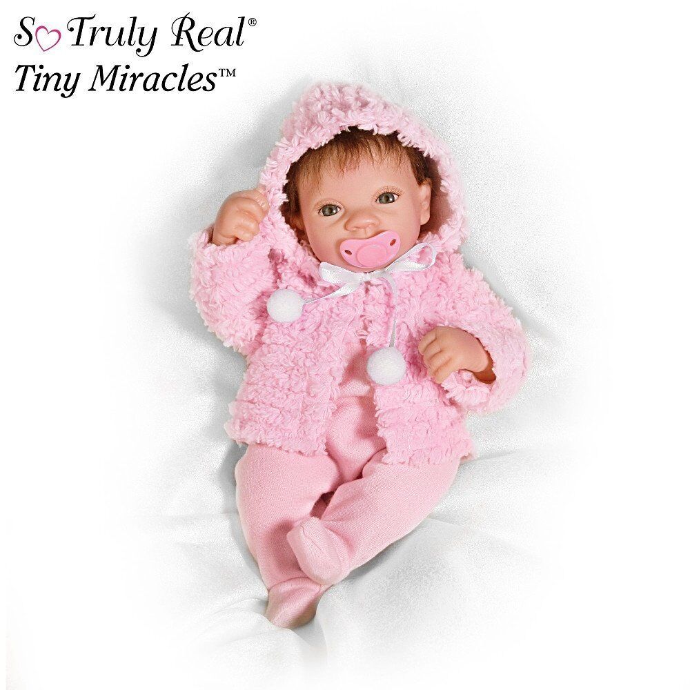 So Truly Real ASHTON DRAKE Tiny Miracles MARTHA VIOLA Baby Doll NEW