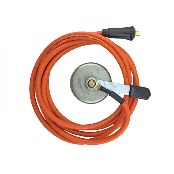 200A Magnetic Earth And Lead - 5 Meter - 10-25 Small plug - MIG -TIG - ARC