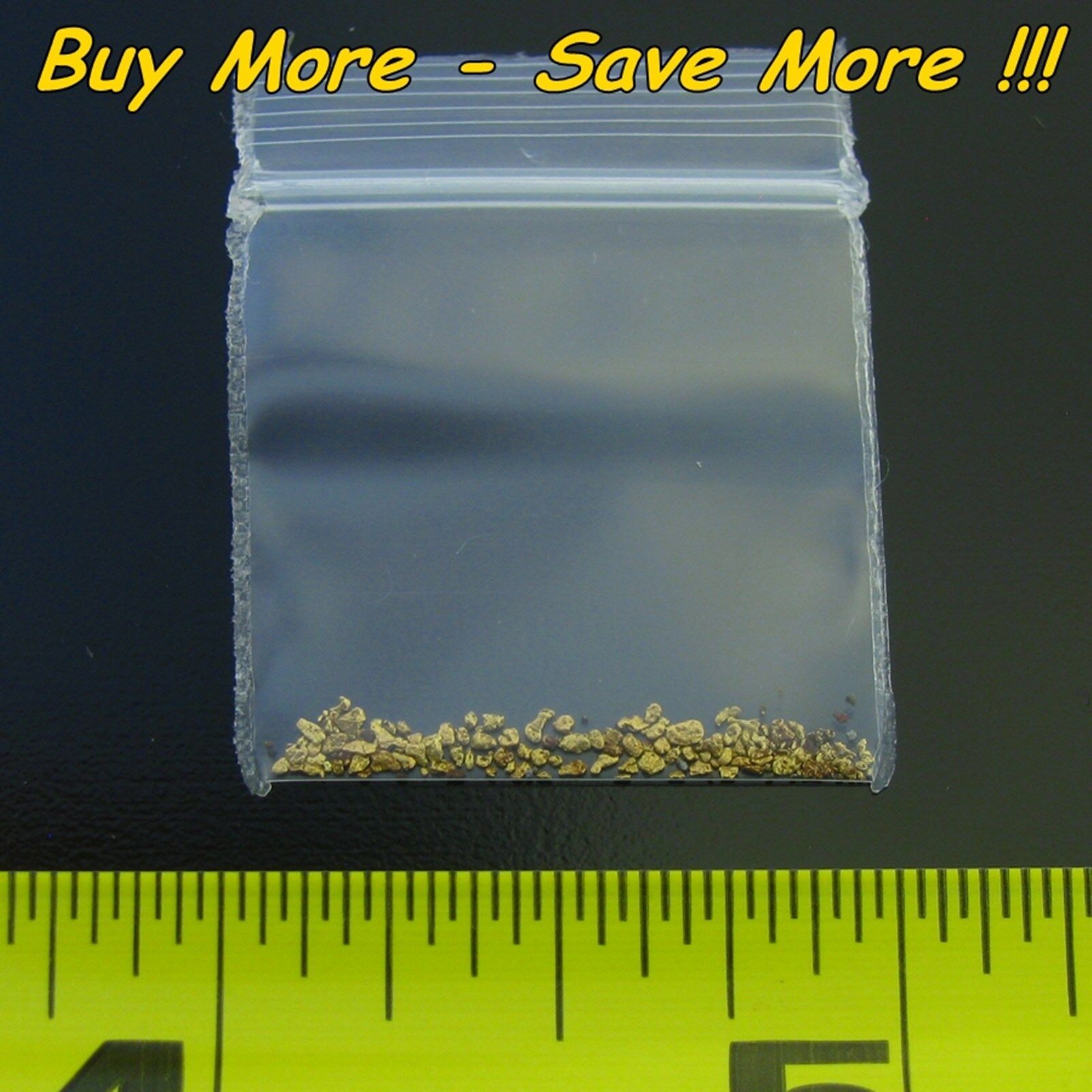 .235 Gram Natural Raw Alaskan Placer Gold Dust Mined Nugget Flake Paydirt Alaska