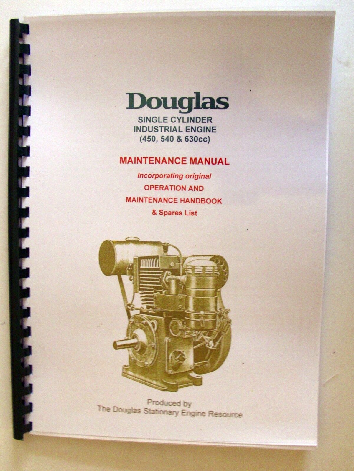 manual for Douglas SV Industrial Engines  