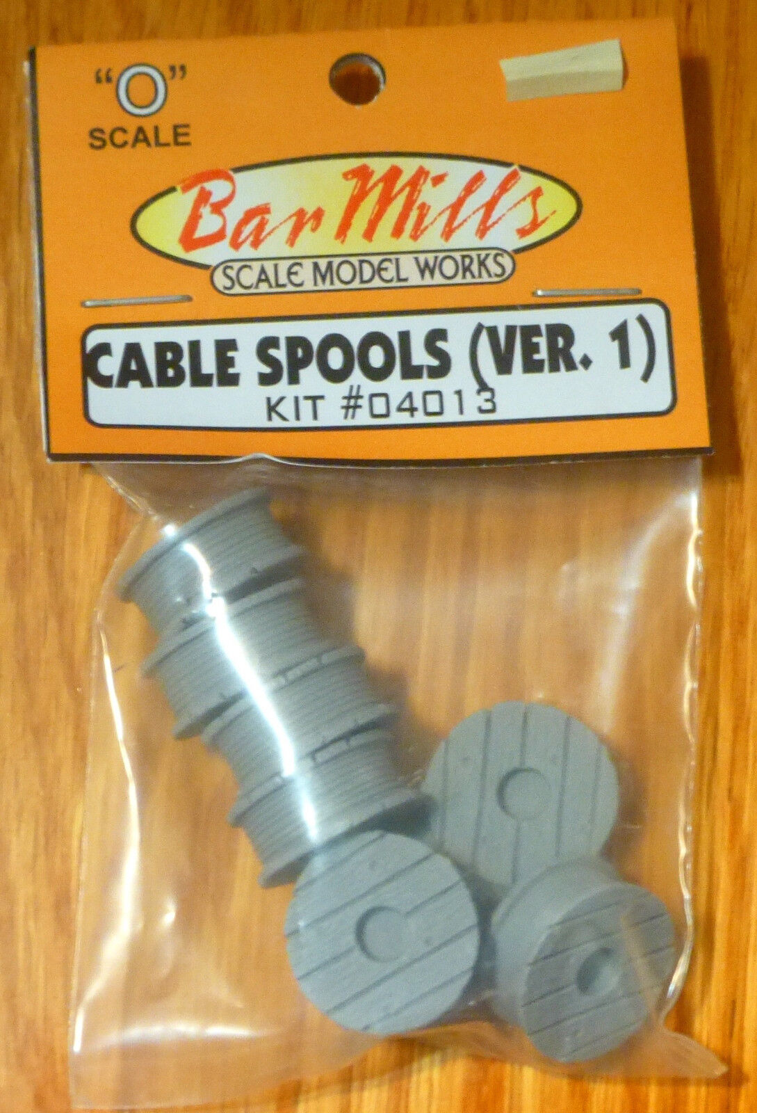 Bar Mills O #4013 Cable Spools Version 1 -- Unpainted