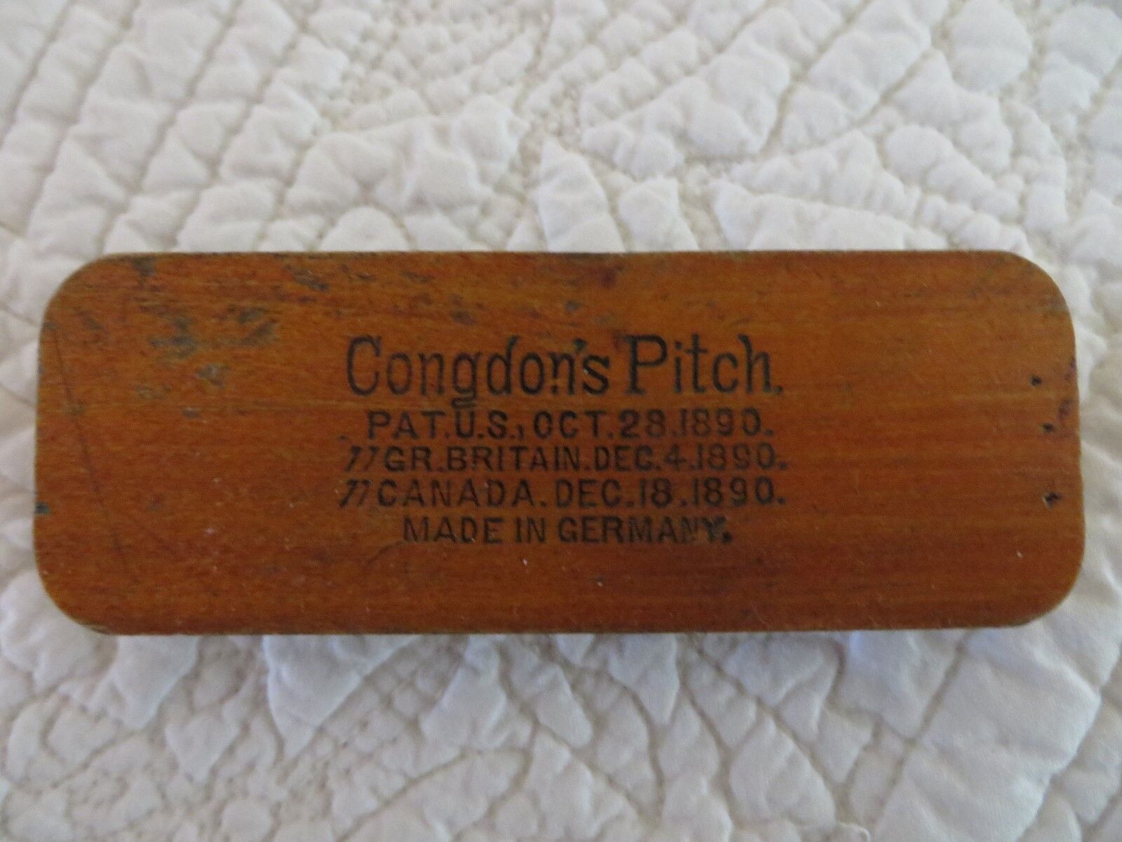 VINTAGE CONGDON\'S 1890 PITCH HARMONICA MADE IN GERMANY