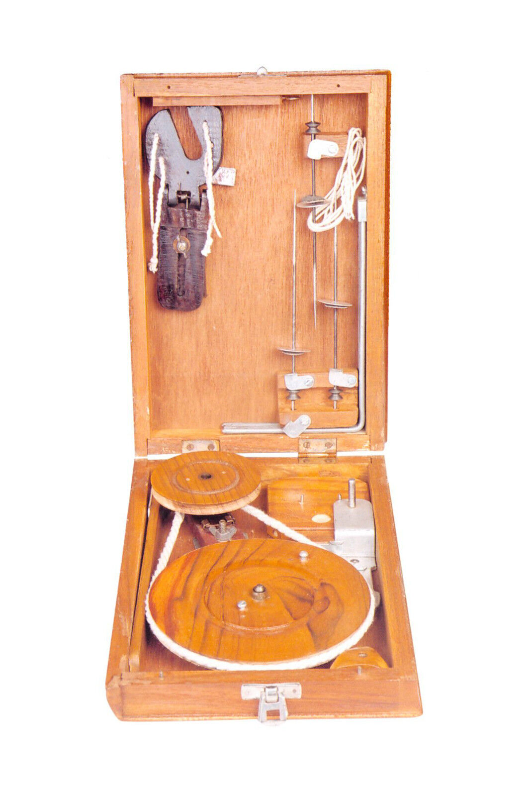 Book Charkha (Traditional) or spinning wheel crafted in India. New