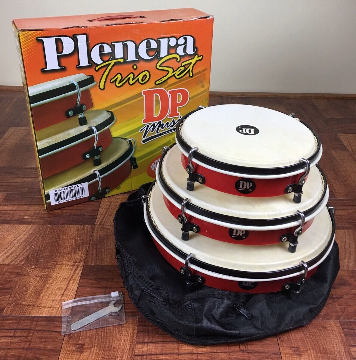 Plenera Drums, Set Of 3 Drums with Carry Bag-DP