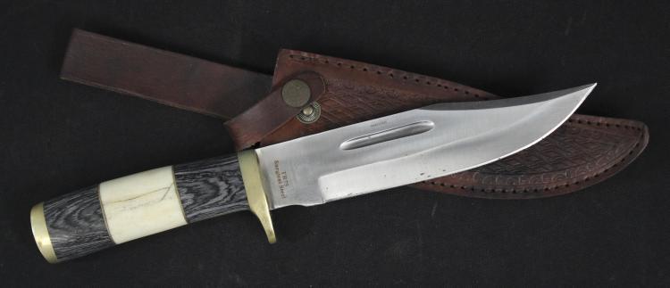 Timber Rattler TR75 Surgical Steel Knife w/ Pouch Lot 240