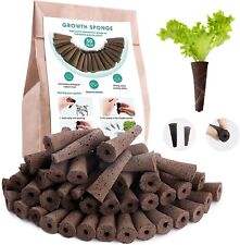 Grow Sponge Hydroponics Replacement Seed Starter Pods Plug Root Growth Kit picture