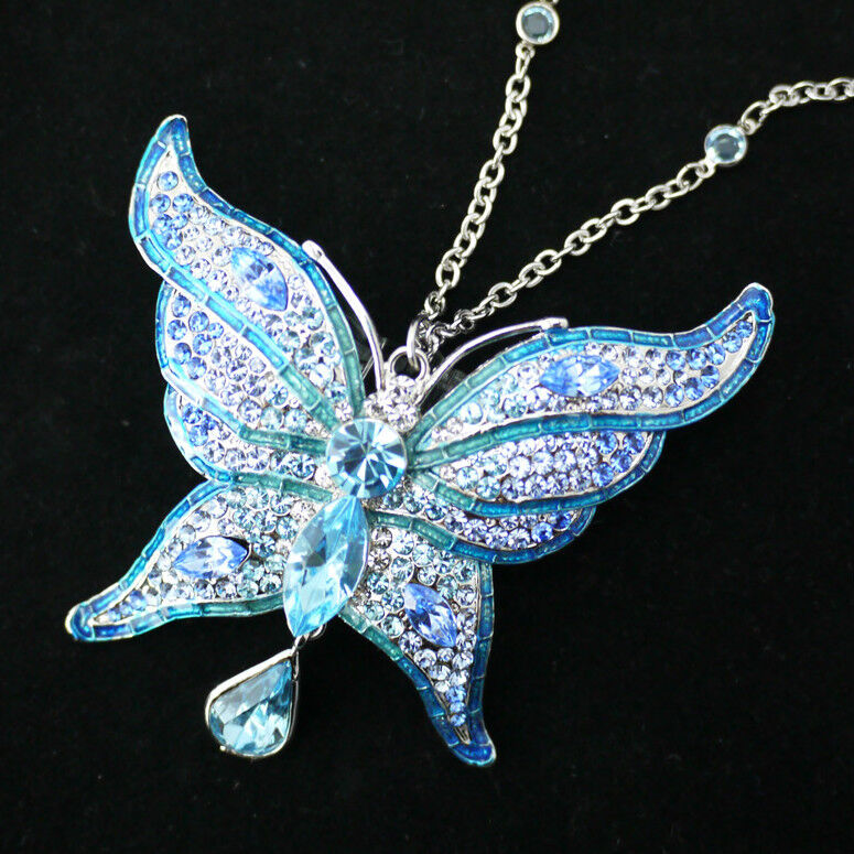 The Blue Butterfly necklace from Castle, replica prop