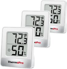 ThermoPro TP49 3-Pack Digital Hygrometer Indoor Thermometer Humidity Meter picture