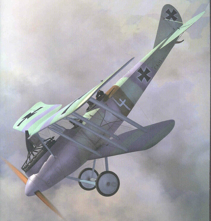 Model Airplane Plans: Scale RUMPLER C.V WW-I Biplane • 40\