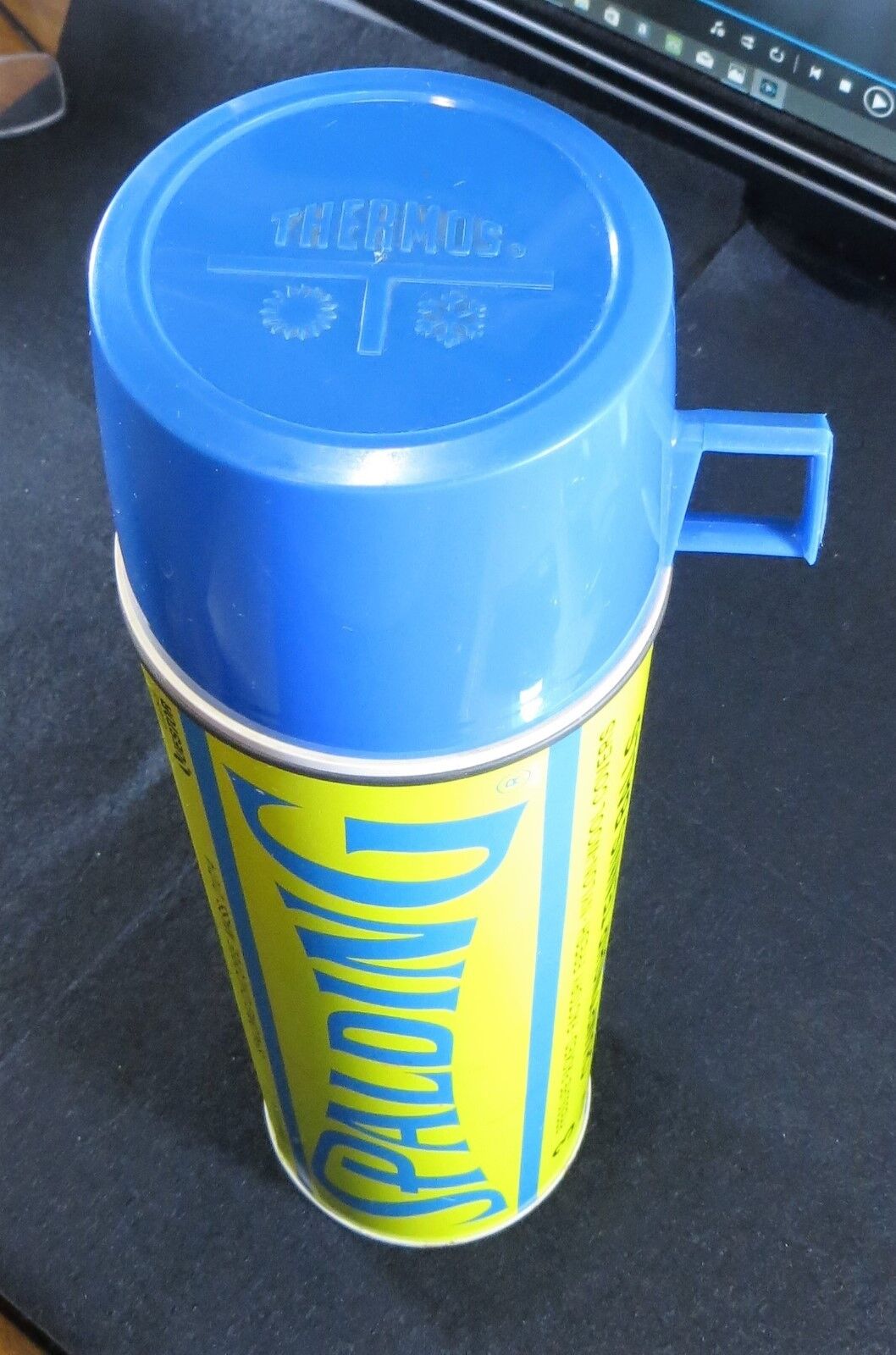 Vintage Spalding Tennis Can Thermos  Big Over 13\
