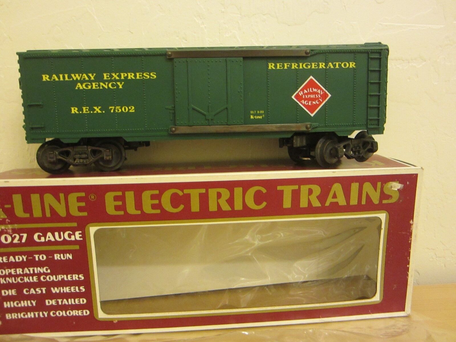  K-Line K-7502 Railway Express Agency Reefer 