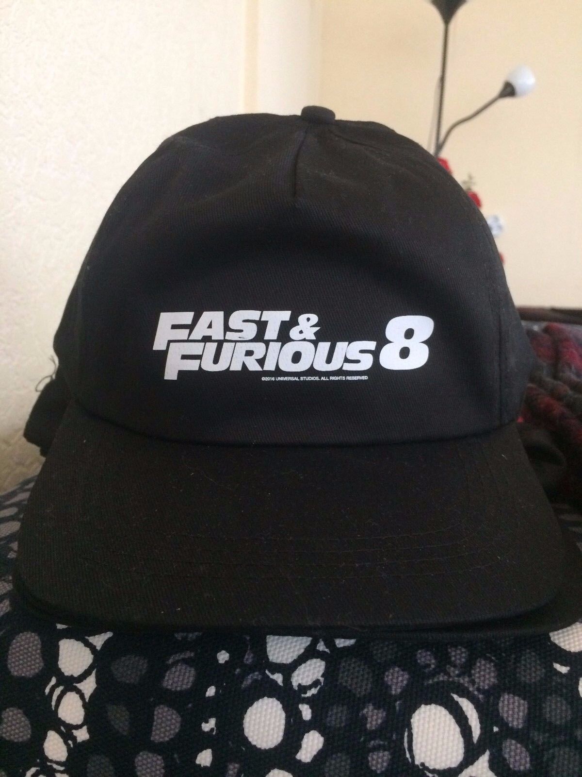 FAST & FURIOUS 8 Hat Cap OFFICIAL MOVIE PROMOTIONAL F1 Universal Studios 2017