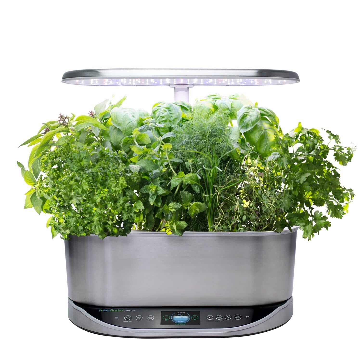 AeroGarden Bounty Elite - Indoor Garden with LED Grow Light, WiFi and Alexa C...