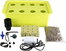 8-Holes Deep Water Culture Hydroponic Grow Kit System Plants Lettuce Parsley picture