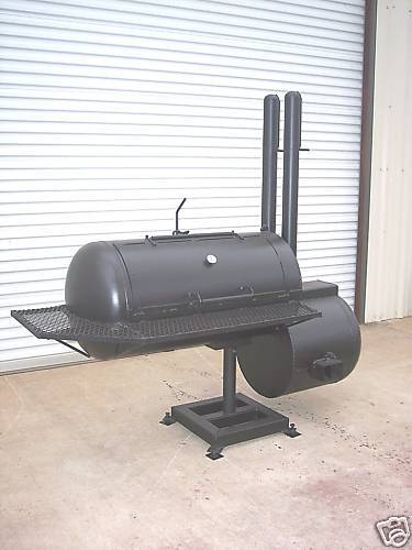 NEW Custom BBQ pit smoker Charcoal grill 360 stand