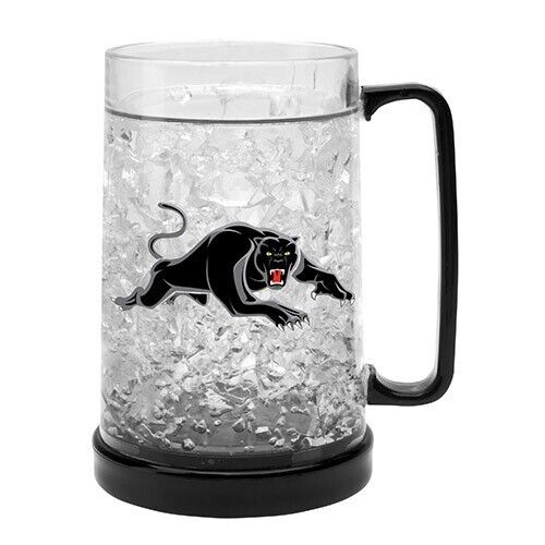Penrith Panthers NRL Gel Ezy Freeze Beer Stein Frosty Mug Cup Man Cave Bar