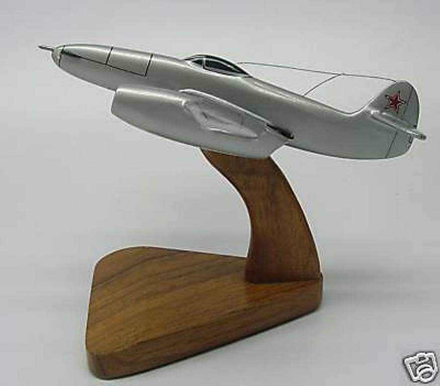 Su-9 Samolet-K Sukhoi Fighter Soviet Union Airplane Desk Wood Model Small New