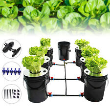Hydroponics Grow System Kit 7 Buckets 5 Gallon Recirculating Deep Water Culture picture