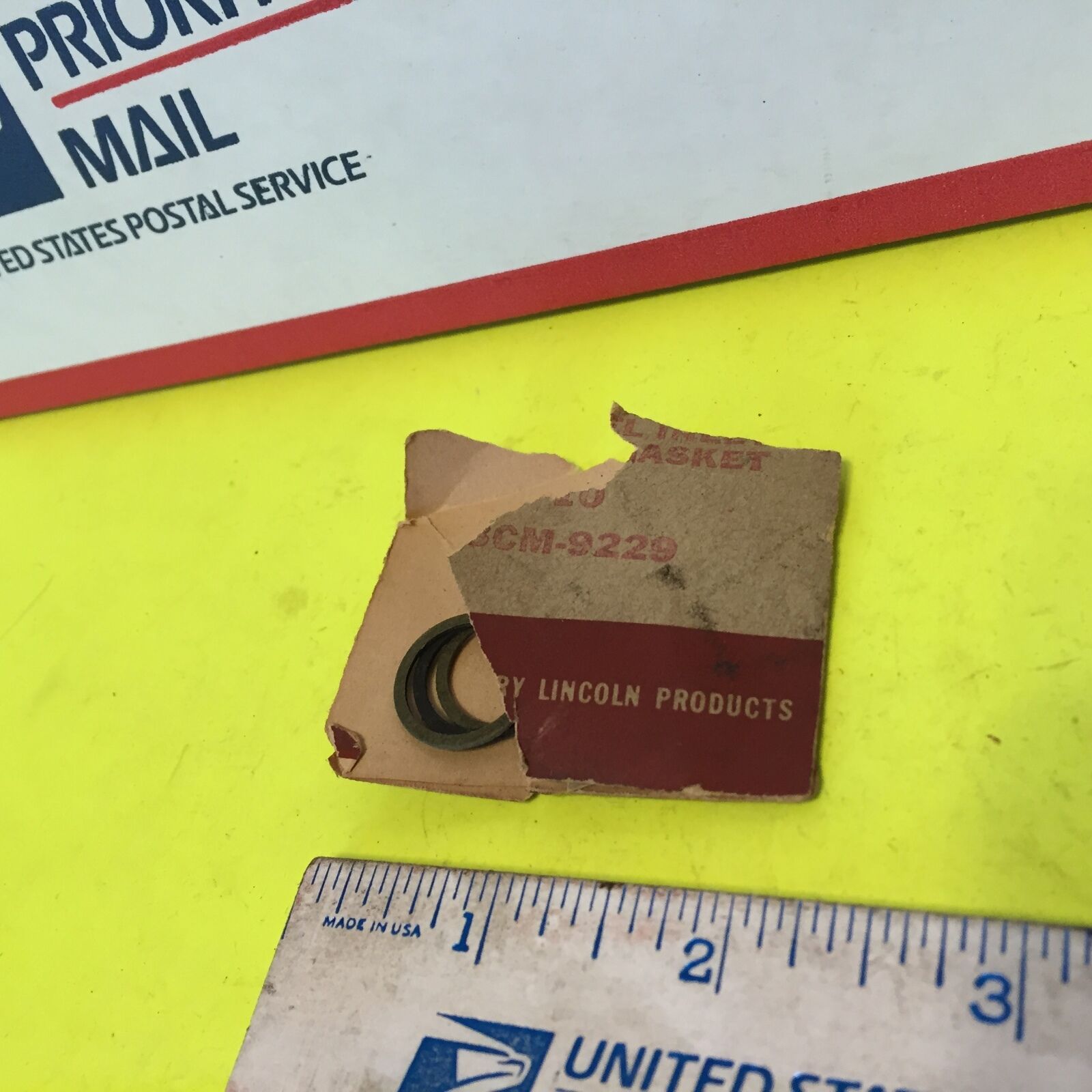 Lincoln   gasket,  BCM-9229, lot in photo.   Item:  4403