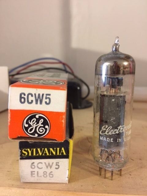 GE/Sylvania 6CW5 Electronic (Vacuum) Tube (NOS) Original Box (2 in package)