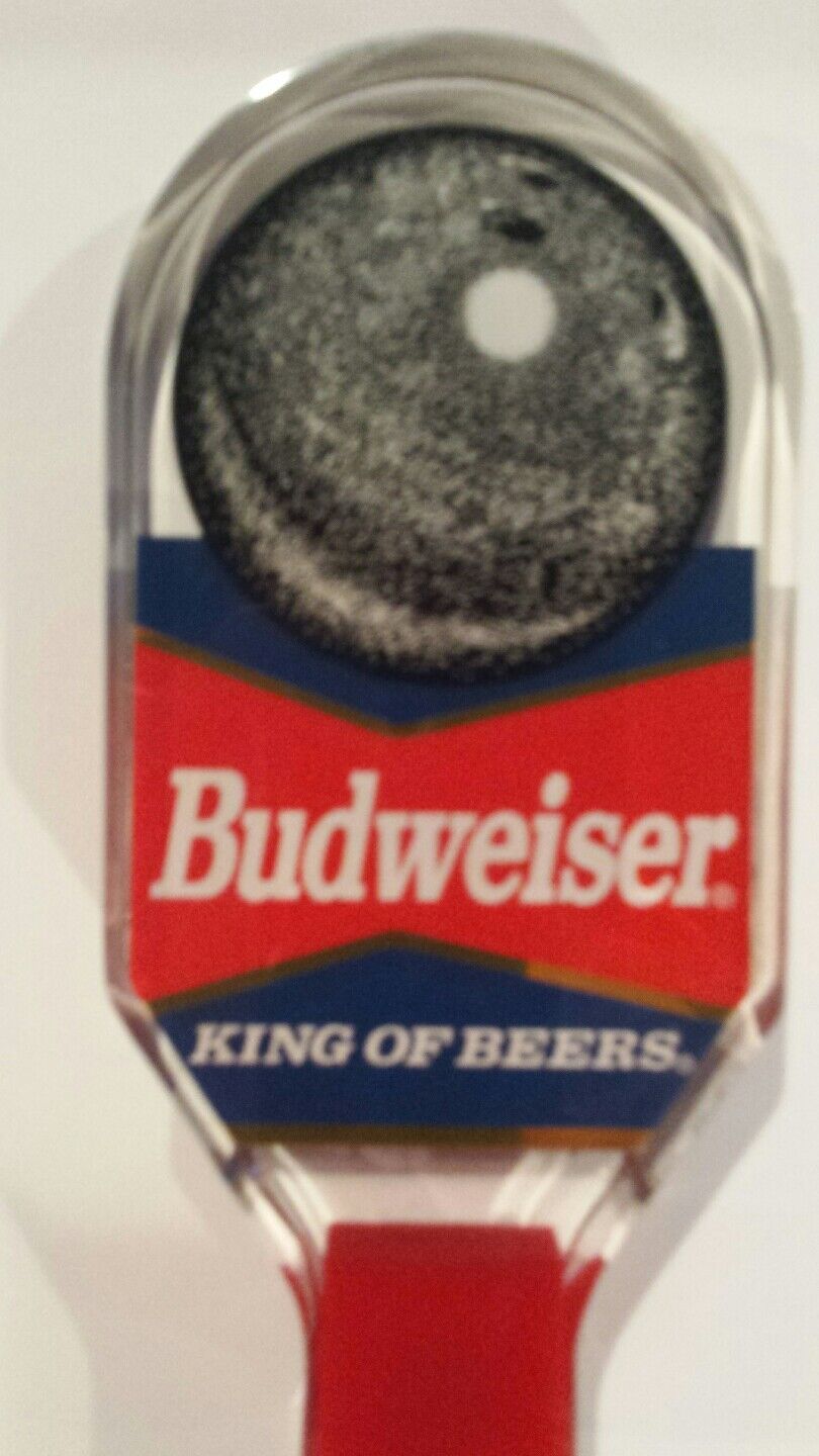Budweiser King of Beers Bowling Ball Used Acrylic Beer Tap Handle