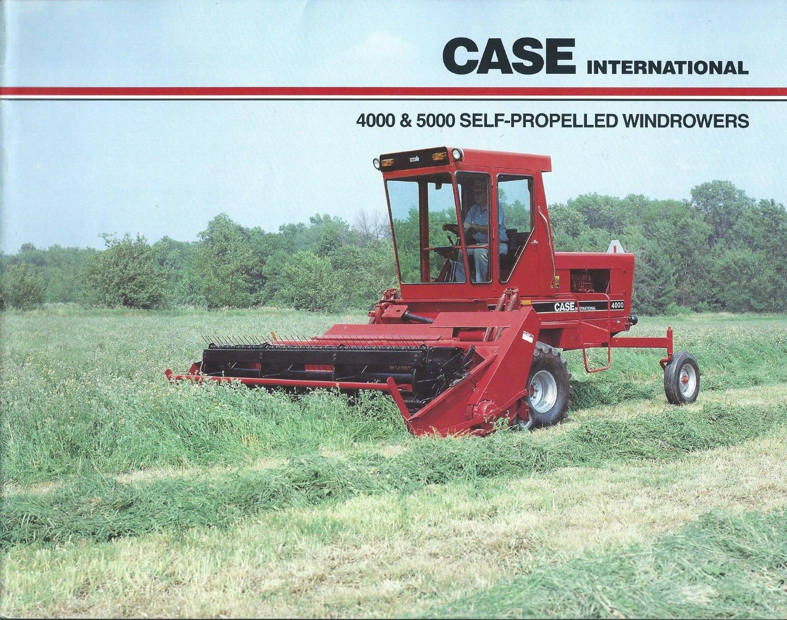 Farm Equipment Brochure - Case IH - 4000 5000 - Self-Propelled Windrower (F5811)
