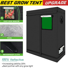 4'x5' Hydroponic Grow Tent with Observation Window and Floor Tray Plant Growing picture