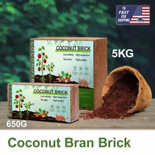 Coco Coir Brick Coconut Fiber Potting Soil Garden Plant Growing Media 5KG / 650G picture