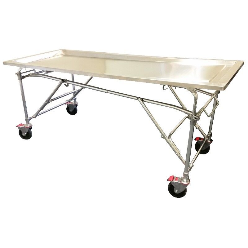 EMBALMING TABLE- MORTUARY COT-MORTUARY STRETCHER-FUNERAL STRETCHER-CHURCH TRUCK
