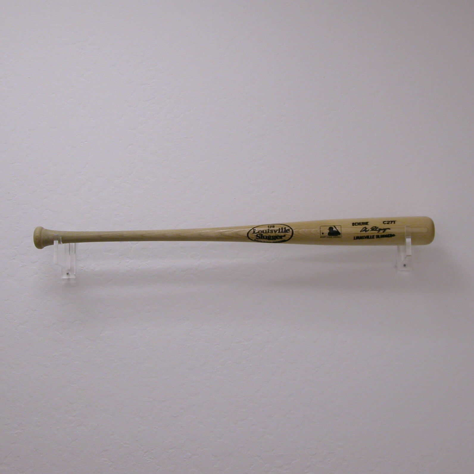 Horizontal Baseball Bat Wall Mount Acrylic Holder AR02