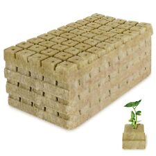 4 Sheets Rockwool Grow Cubes for Rooting, Cuttings, Clone Plants, 200 Plugs picture