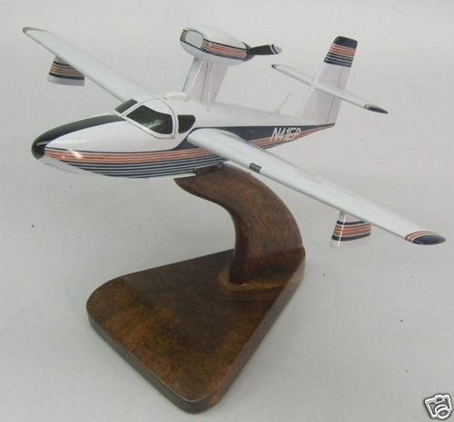 LA-4200 Buccaneer Lake Amphibious Airplane Desk Wood Model Small New