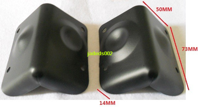 4pcs 50*50*73MM Stage speaker corner protection Audio corner Metal wrap angle