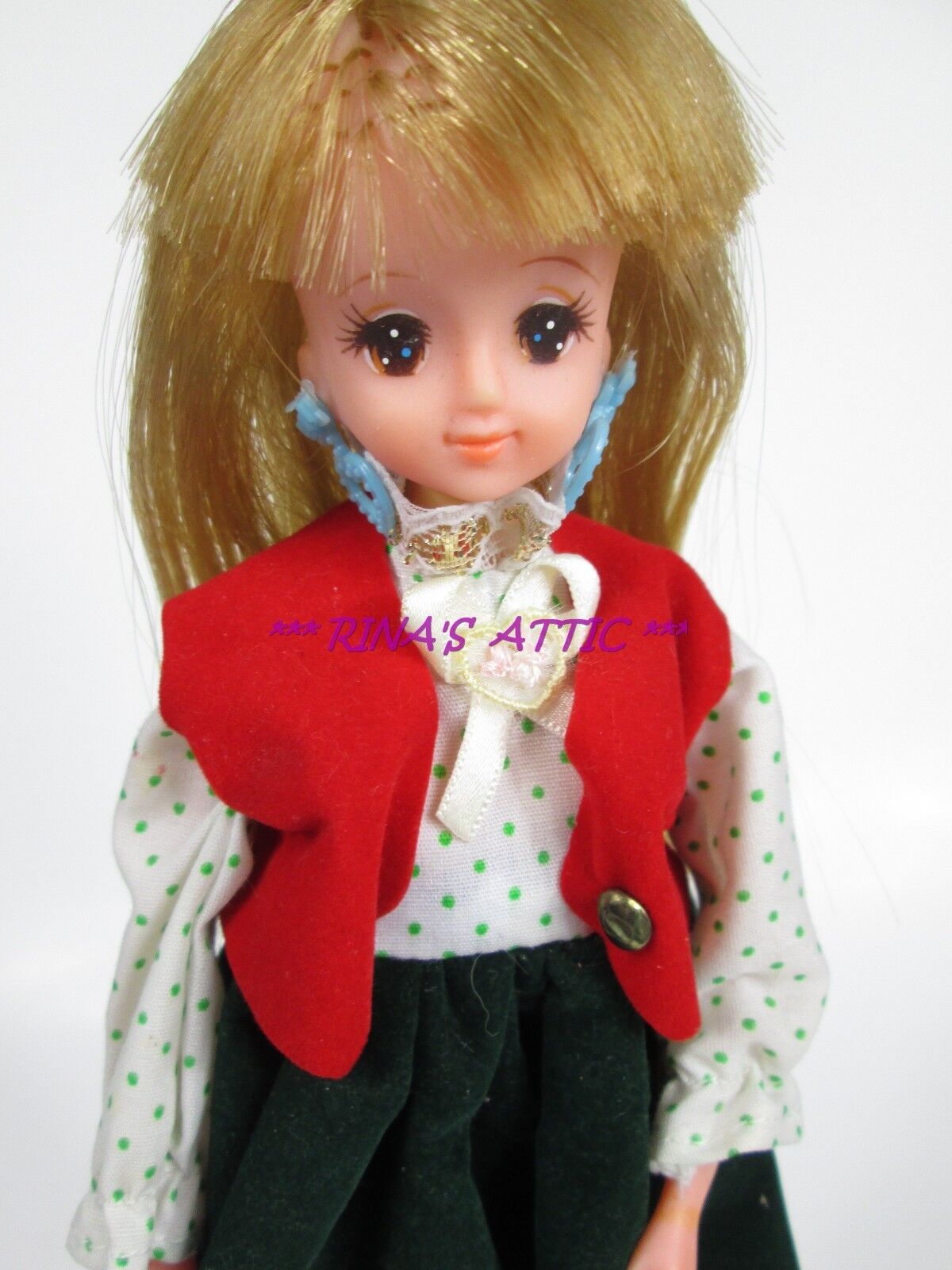 Vintage KIDDY Takara Jenny Type Japanese Japan Big Eye Barbie Doll 