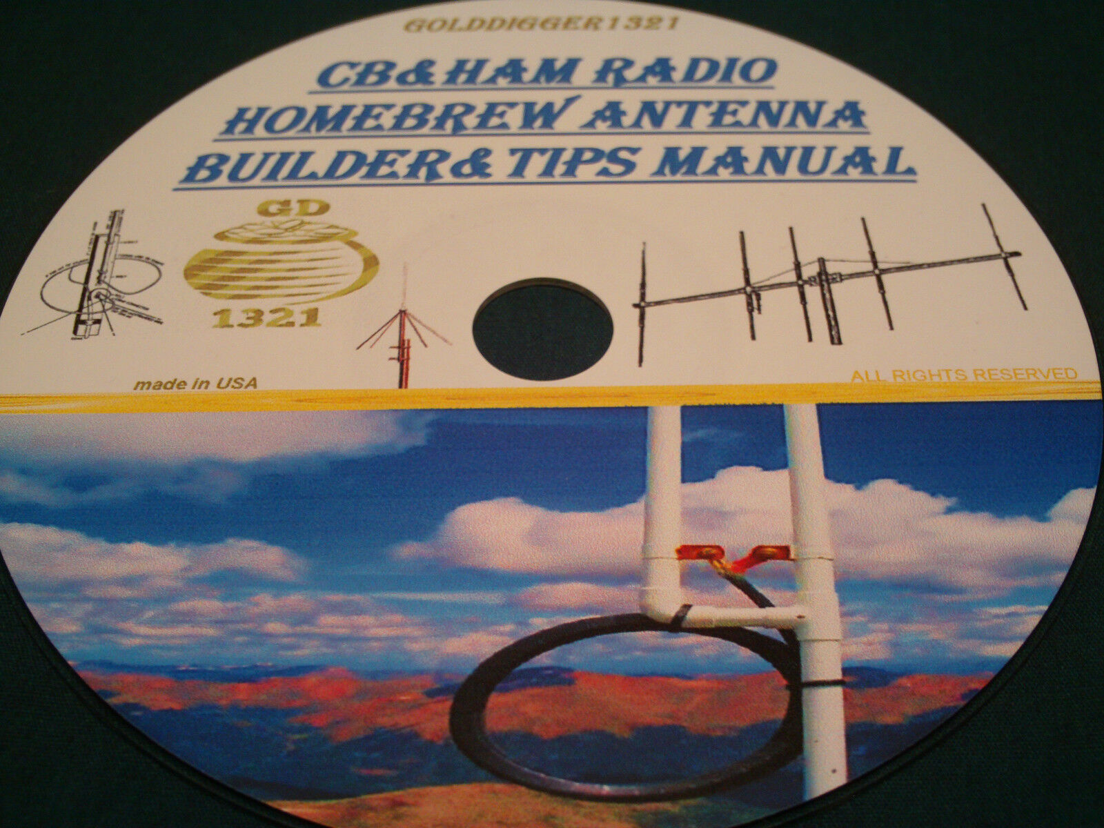 CB AND HAM RADIO HOMEBREW ANTENNA BUILDER AND TIPS MANUAL ON CD