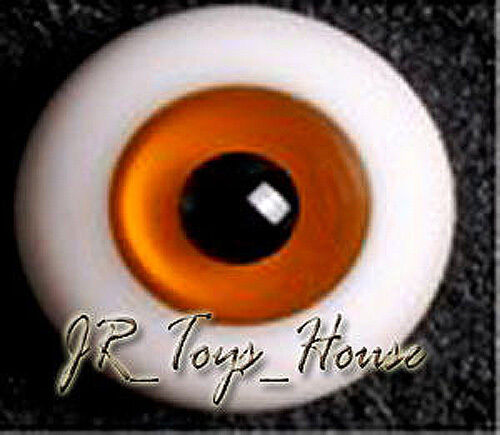 Glass Eye 18mm Orange Brown fits SD DOC VOLKS Lati 1/3 BJD