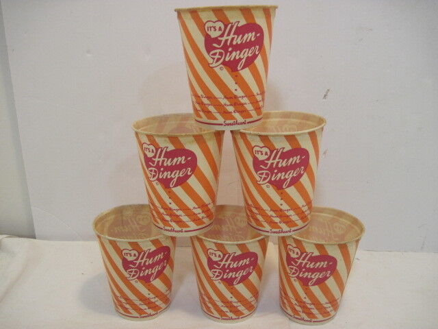 OLD VINTAGE 1960s ITS A HUM DINGER  16 OZ. WAC CUP ADVERTISING