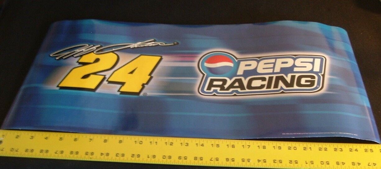 Lot of 2, Jeff Gordon, Pepsi, NASCAR Poster 12x26 Heavy Stock