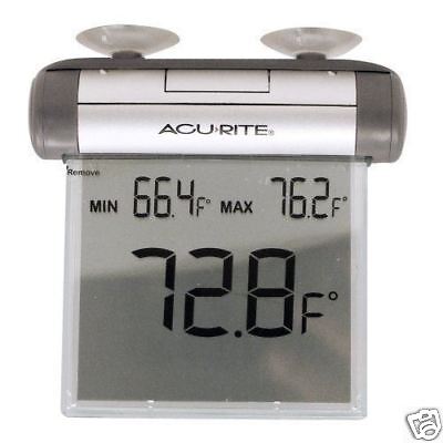 Acu-Rite See-Thru Window Thermometer, 603