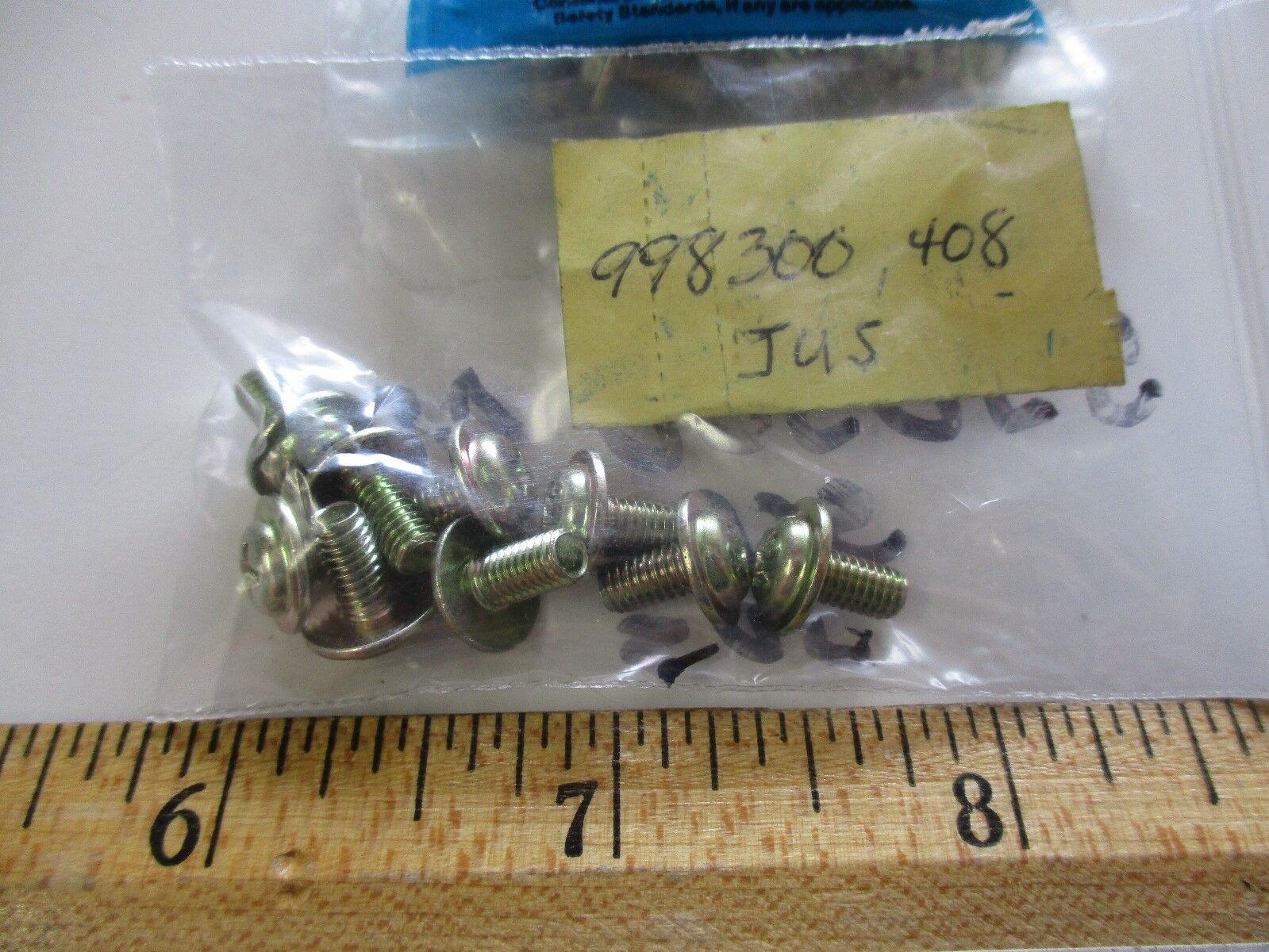9 PCS FORD SCREW (ROUND WASHER HEAD) M4X0.7 PART 998300 408, JUS, 