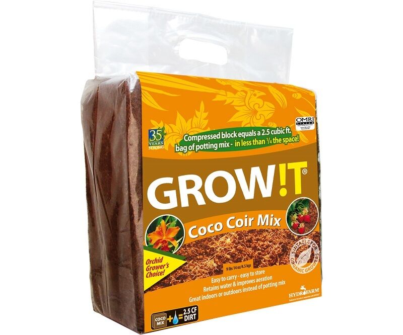 GROWT Organic Coco Coir, Mix Block SAVE $$ W/ BAY HYDRO $$