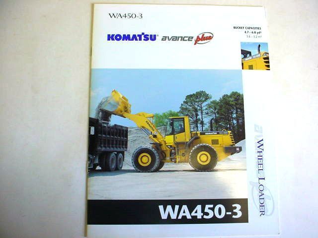 Komatsu WA450-3 Wheel Loader Brochure